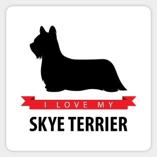 I Love My Skye Terrier Sticker